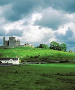 Green Irish Scenery Diamond Paintings