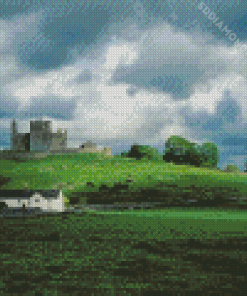 Green Irish Scenery Diamond Paintings