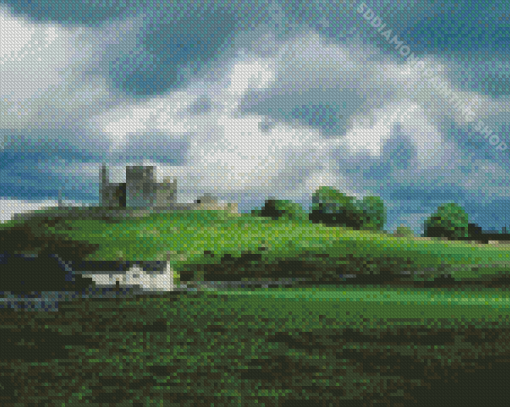 Green Irish Scenery Diamond Paintings