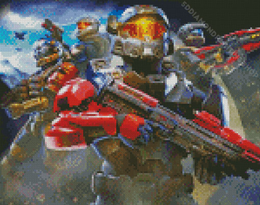 Halo Infinite Video Game Poster Diamond Paintings