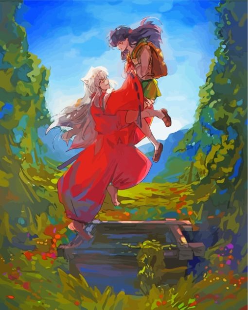 Inuyasha And Kagome Higurash Diamond Paintings