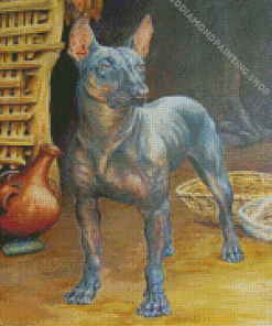 Mexico Xolo Dog Diamond Paintings