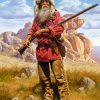 Mountain Frontiersman Art Diamond Paintings