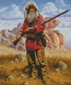 Mountain Frontiersman Art Diamond Paintings