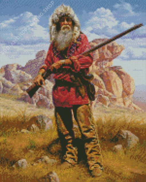 Mountain Frontiersman Art Diamond Paintings