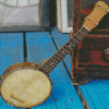 Old Banjolele Diamond Paintings