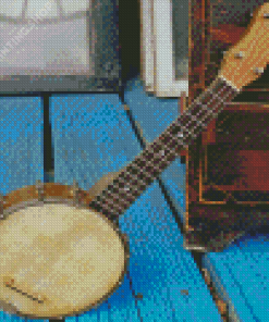 Old Banjolele Diamond Paintings