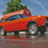 Orange Oldsmobile 442 Diamond Paintings