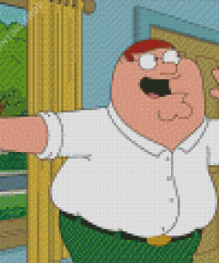 Peter Griffin Family Guy Character Diamond Paintings