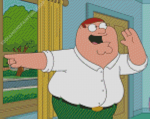 Peter Griffin Family Guy Character Diamond Paintings