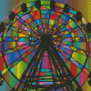 Rainbow Circus Wheel Diamond Paintings