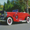 Red Packard Kit Diamond Paintings