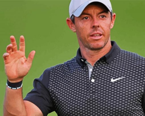 Rory Mcilroy Golfer Diamond Paintings