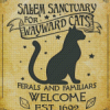 Salem Sanctuary For Wayward Cats Retro Poster Diamond Paintings