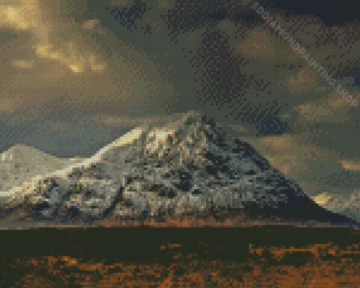 Snowy Munro Mountain Diamond Paintings