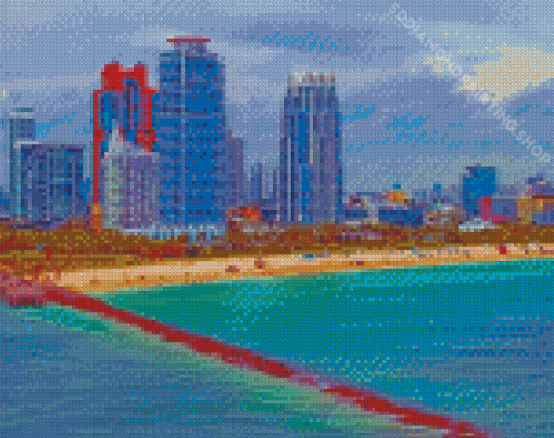 South Beach Miami Diamond Paintings