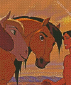 Spirit Stallion Of The Cimarron Animation Diamond Paintings