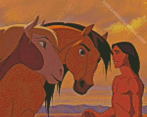 Spirit Stallion Of The Cimarron Animation Diamond Paintings