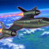 Sr 71 Blackbird Airplane Art Diamond Paintings