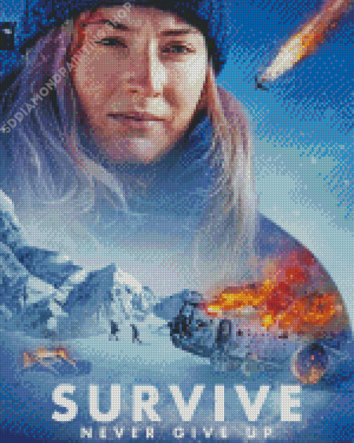 Survive Never Give Up Poster Diamond Paintings