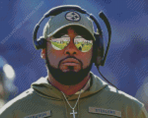 The Coach Mike Tomlin Diamond Paintings