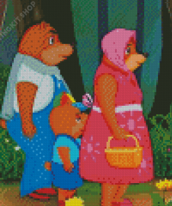 Three Bears Family Diamond Paintings