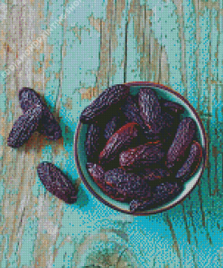 Tonka Beans In Bowl Diamond Paintings