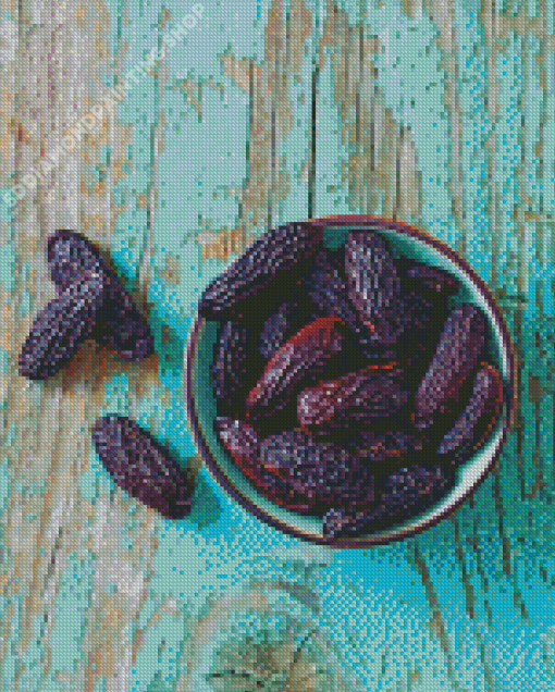 Tonka Beans In Bowl Diamond Paintings