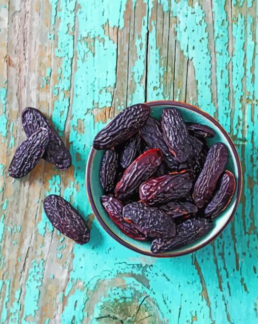 Tonka Beans In Bowl Diamond Paintings