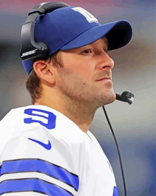 Tony Romo American Football Player Diamond Paintings