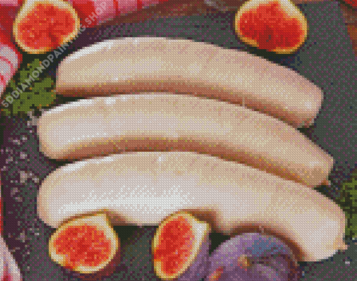 White Boudin With Figs Diamond Paintings