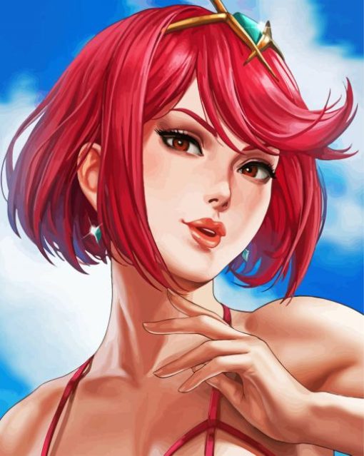 Xenoblade Pyra Anime Art Diamond Paintings