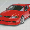 2000 Red Mustang Sport Car Diamond Paintings