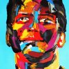 Abstract Colorful William Shatner Diamond Paintings