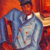 African Postman Diamond Painting