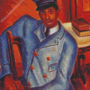 African Postman Diamond Painting