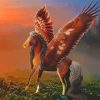 Alone Horse With Wings Diamond Paintings