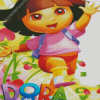 Animated Movie Dora The Explorer Diamond Painting