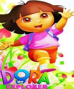 Animated Movie Dora The Explorer Diamond Painting