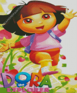 Animated Movie Dora The Explorer Diamond Painting