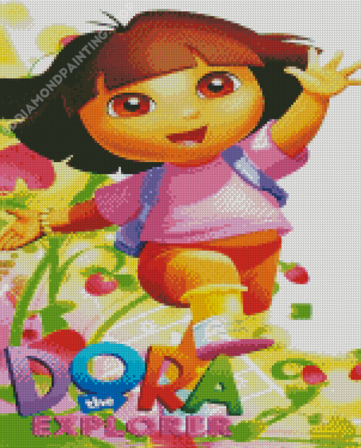 Animated Movie Dora The Explorer Diamond Painting