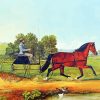 Antique Horse And Carriage Diamond Paintings