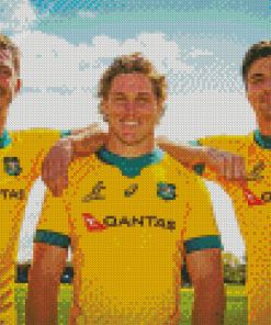 Aust Rugby Team Players Diamond Painting