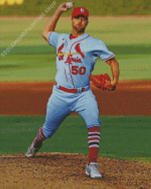 Baseballer Adam Wainwright Diamond Paintings