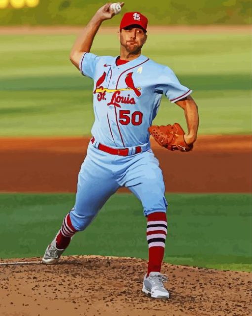 Baseballer Adam Wainwright Diamond Paintings