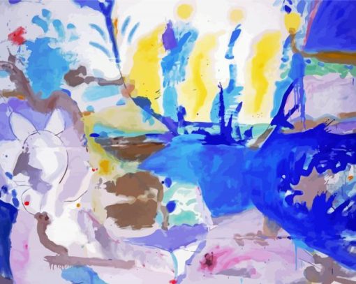 Basque Beach By Helen Frankenthaler Diamond Paintings