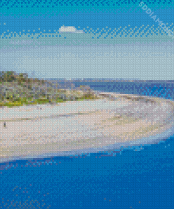 Beautiful View Of St Simons Island Beach Diamond Paintings