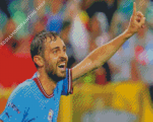 Bernardo Silva Player Diamond Paintings