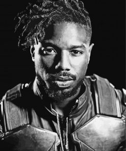 Black And White Killmonger Diamond Paintings