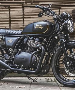 Black Royal Enfield Interceptor Diamond Painting